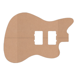 Gabarit guitare Jazzmaster en MDF