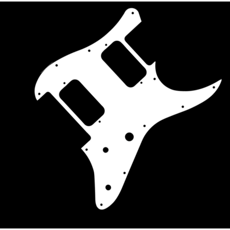 Pickguard guitare Schecter Sun Valley blanc