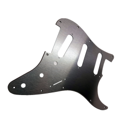 Pickguard 3-Plis Aluminium Brossé