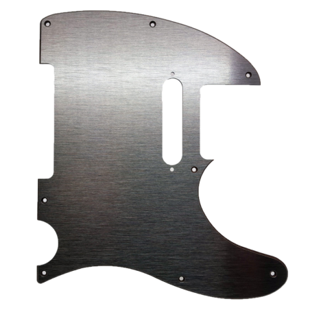 Pickguard Telecaster 3-Plis Aluminium Brossé