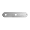 Plaque de Contrôle Volume pour Guitare Telecaster - Aluminium Brossé 3 Plis - Standard ou Sur Mesure de chez  LVSublim