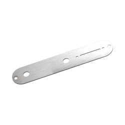 Plaque de Contrôle Volume pour Guitare Telecaster - Aluminium Brossé 3 Plis - Standard ou Sur Mesure de chez  LVSublim