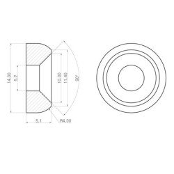 Neck Fix Bushing chrome