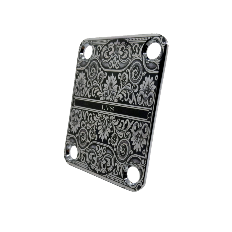 Plaque De Manche Et Vis Pour Guitare électrique Stratocaster/Telecaster - Chrome Ou Noir, Acier Inoxydable
