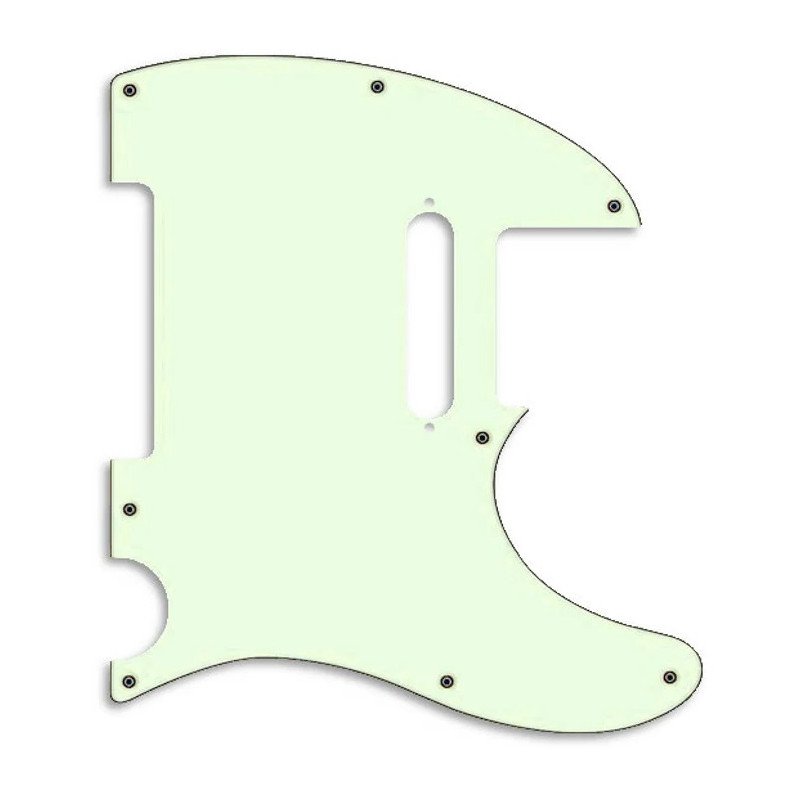 Pickguard guitare Telecaster Mint green 3 plis