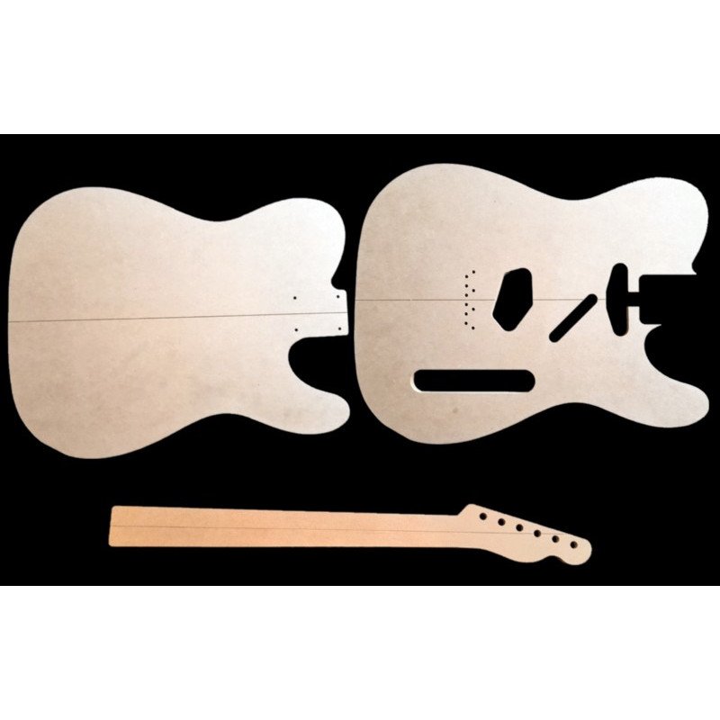 Gabarit guitare Telecaster en MDF 10 mm