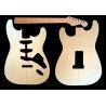 Gabarit guitare Stratocaster 57' en MDF 10 mm