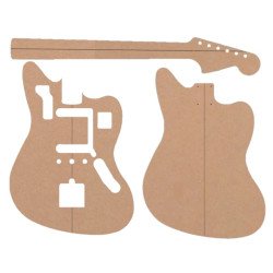 Gabarit guitare Jaguar en MDF