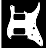 Pickguard Schecter Sun Valley Super Shredder blanc 3 plis