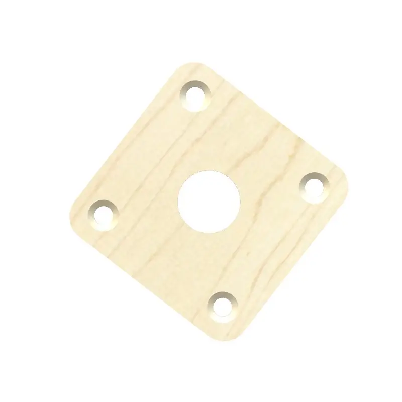 Plaque jack carrée en érable Plaque jack carrée en érable