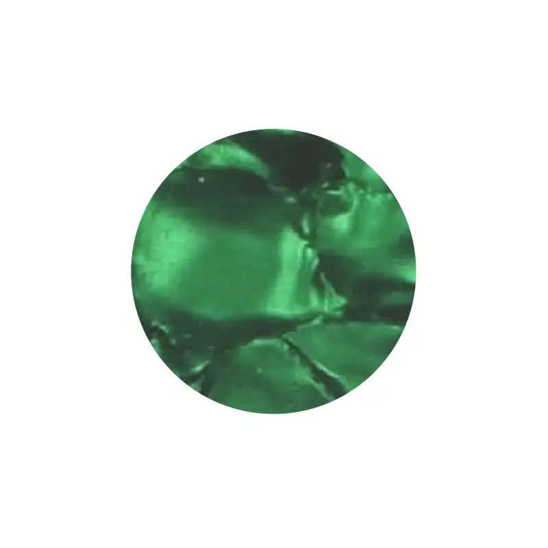 Repères de touche ronds en celluloïd vert Repères de touche ronds en celluloïd vert