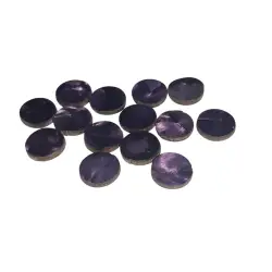 Inlays dot celluloïd violet nacré