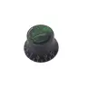 Bouton guitare insert celluloid vert