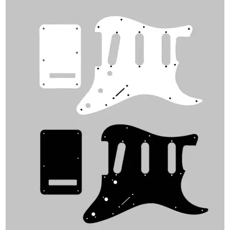 Pickguard Stratocaster set Plexiglass
