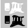 Pickguard + Plaque arrière pour Stratocaster – multiple configurations
