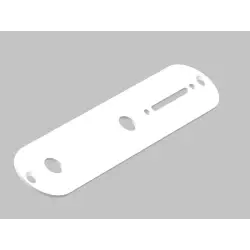 Plaque de contrôle Telecaster blanc