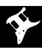 Pickguard Schecter Sun Valley noir, blanc, transparent | LVSublim