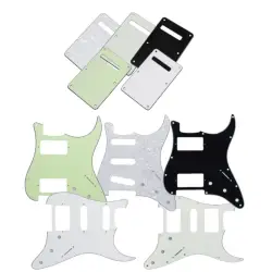 Pickguard Stratocaster 3 plis Compatible US et Mexique avec plaque arrière