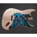 Pickguard compatible Stratocaster aluminium