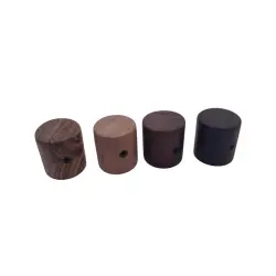 Bouton guitare en bois massif