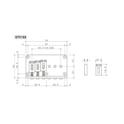Chevalet guitare Gotoh GTC-102 | LVSublim