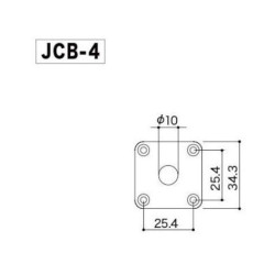 Plaque jack Gotoh JCB-4 | LVSublim