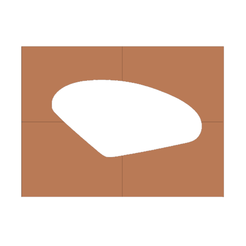 Gabarit feuillure cavité Cloud | LVSublim