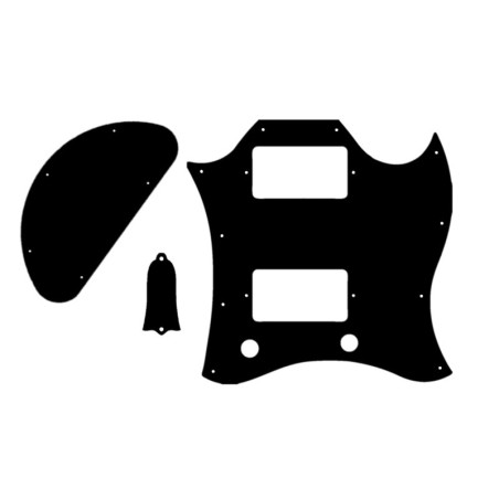 plaques guitare SG plexiglass
