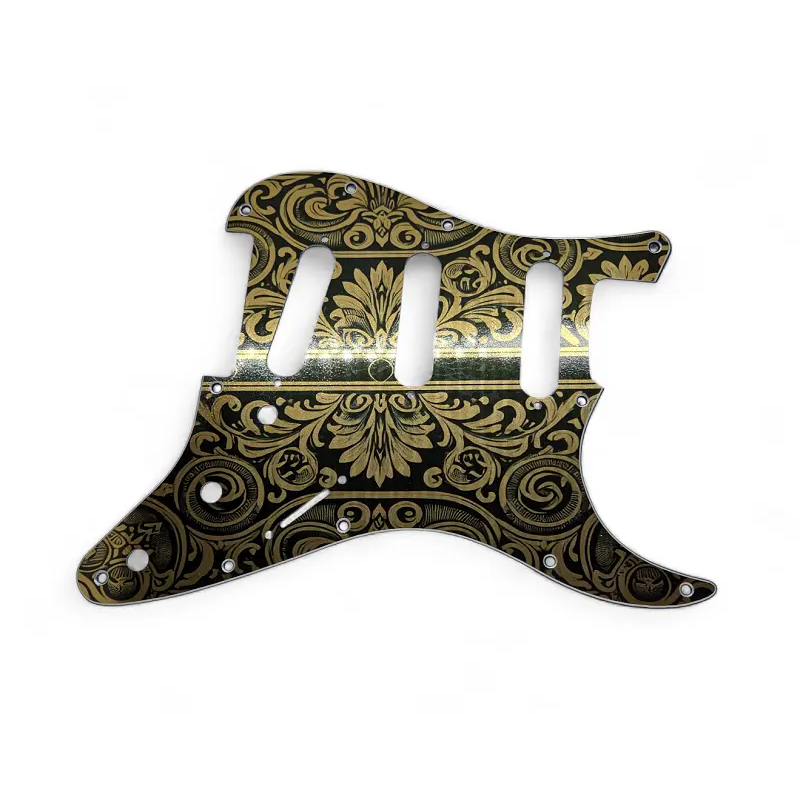 Pickguard Stratocaster Gold baroque | LVSublim