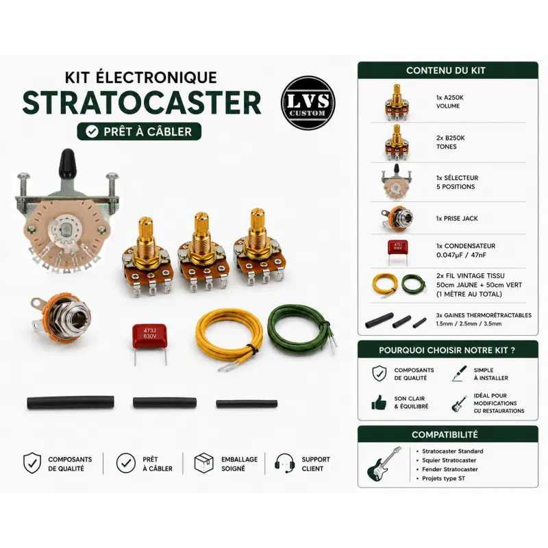 Kit électronique Stratocaster