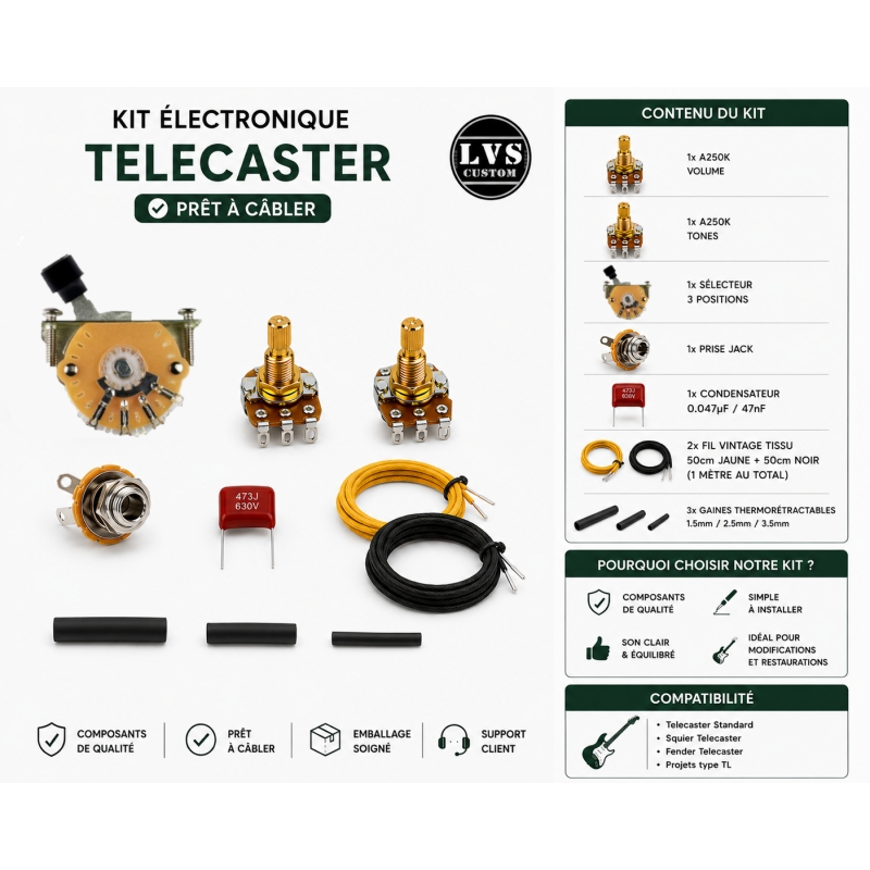 Kit électronique Telecaster