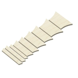 Inlays guitare LesPaul bois érable