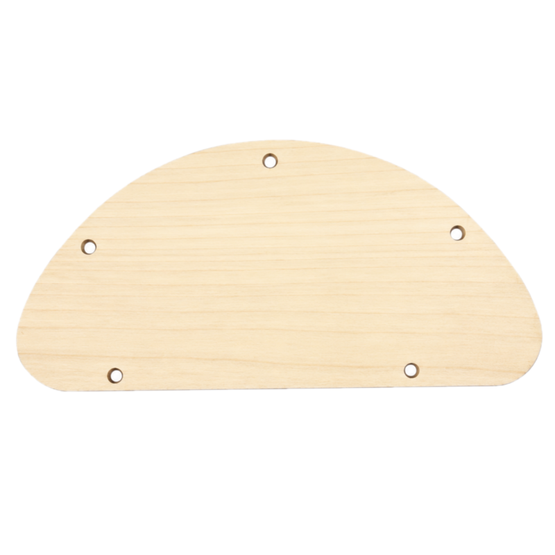 Plaque arrière SG bois