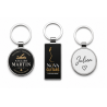 Porte-clés personnalisé en métal avec logo