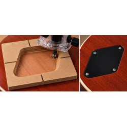 Gabarit de feuillure plaque arrière Les Paul – MDF 10 mm