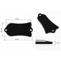 Cache truss rod type LP / SG – Plexiglas 2 mm – 4 coloris