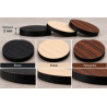 Inlays ronds en bois véritable pour guitare – Lot de 12