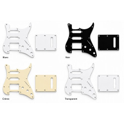 Pickguard Cort G260 HSS + plaque arrière acrylique 2 mm