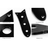 Plaque de contrôle type Fender Electric XII 12 cordes – Plexiglas 2 mm