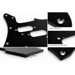 Pickguard Fender style Electric XII – Plexiglas 2 mm – 1 pli