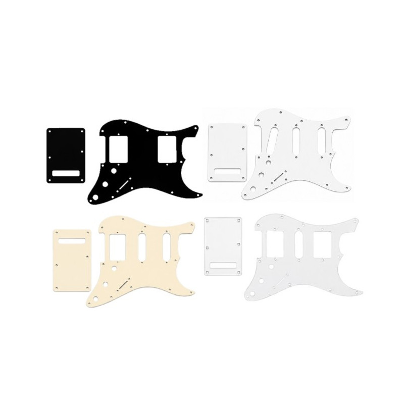 Pickguard Stratocaster set Plexiglass
