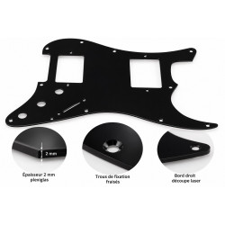 Pickguard Stratocaster set Plexiglass