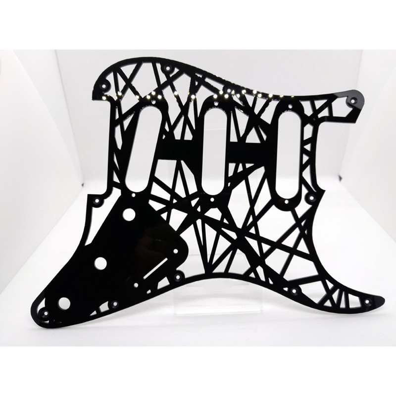 Pickguard Stratocaster custom noir Pickguard Stratocaster custom noir