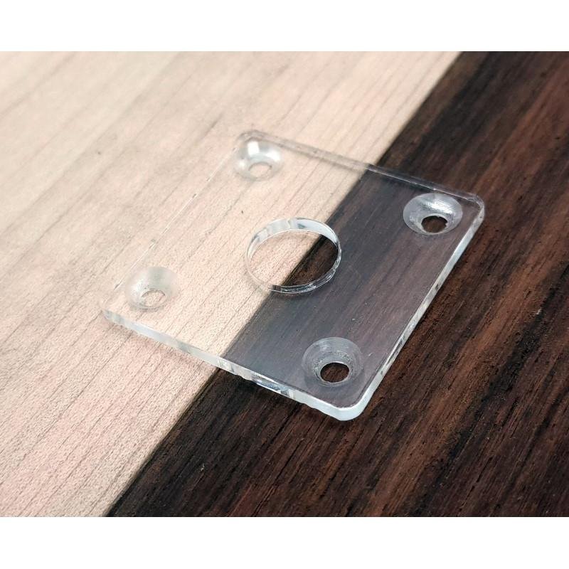 Plaques d’Entrée Jack et de Contrôle Volume Personnalisées pour Guitares Électriques - Aluminium, Métal & Plastique sur LVSublim