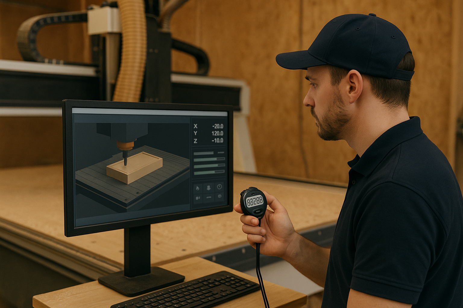 atelier d’usinage illustrant l’optimisation des cycles de production