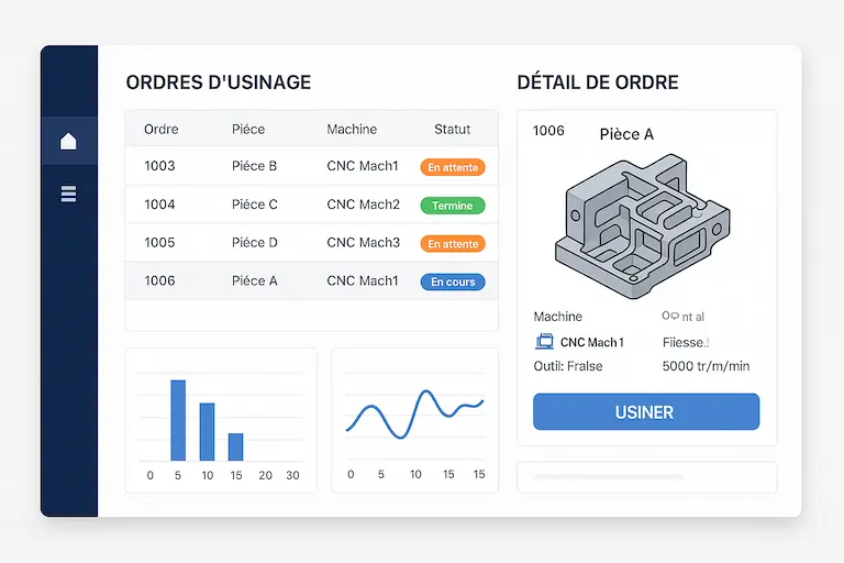 Ordre de fabrication et suivi de production
