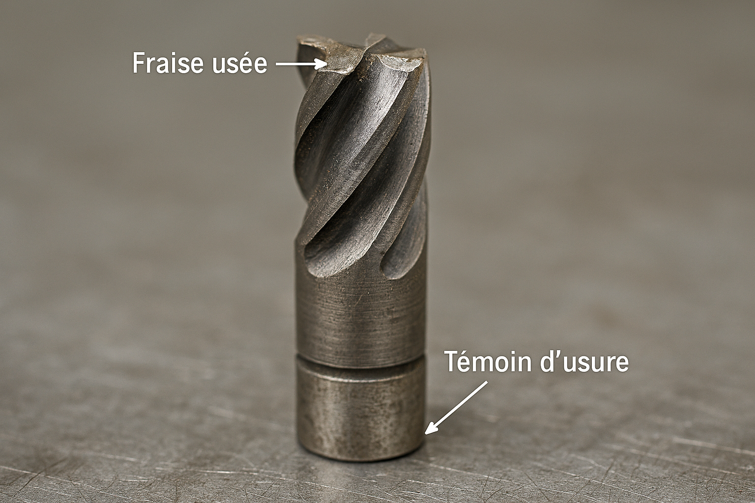 Exemples d’usure d’outils de coupe