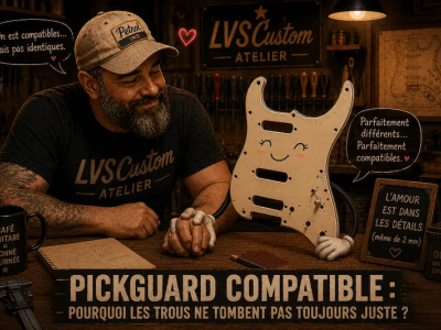 Pourquoi certains pickguards compatibles ne tombent jamais juste